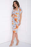 Bellovera Платье 268571 40П2730 белый, оранжевый