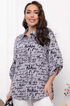 LT Collection Рубашка 297290 Б5823 серый