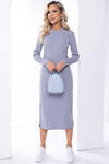 LT Collection Платье 337502 П8221 серо-голубой