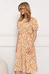 Open-style Платье 389322 5732 оранжевый/белый