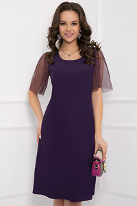 Bellovera Платье 268567 63П3715 темно-фиолетовый