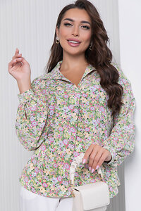 LT Collection Блуза 307677 Б5951 зелёный