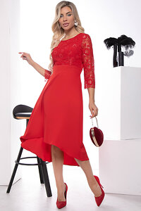 LT Collection Платье 318142 П7520 красный