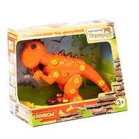 Полесье Конструктор-динозавр "Тираннозавр" (40 элементов) (в коробке) 322317 77158 