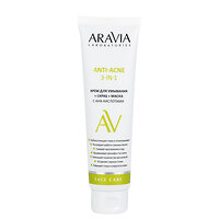 ARAVIA Laboratories " Laboratories" Крем для умывания + скраб + маска с AHA-кислотами Anti-Acne 3-in-1, 100 мл 406526 А039 