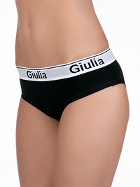 Giulia Трусы 159118 COTTON SLIP 01 черный