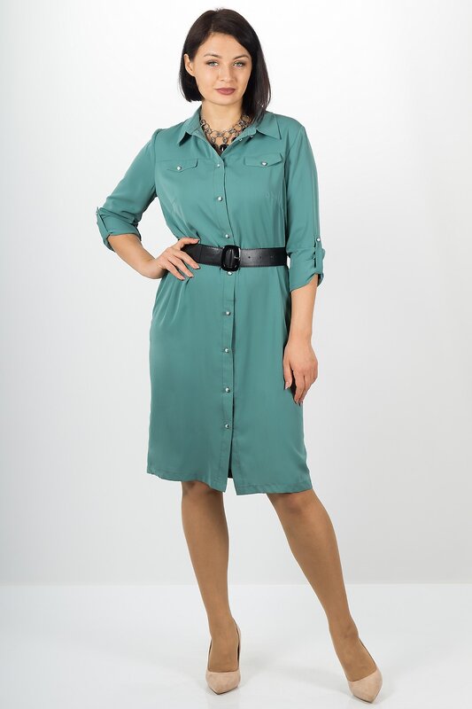 Brava Платье-рубашка 170310 4867 зелёный