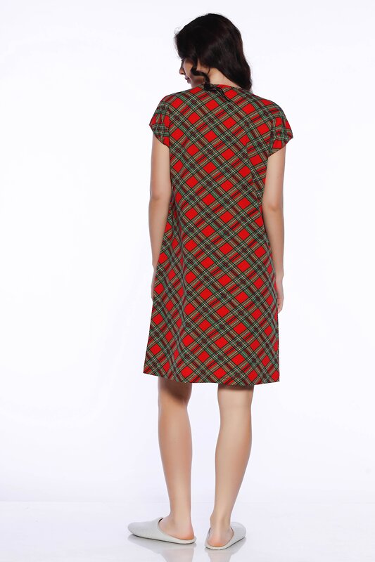 TEXCOM Платье 269724 1952-2356 Красный/зеленый