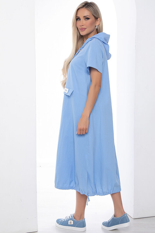 LT Collection Платье 412318 П8935 голубой