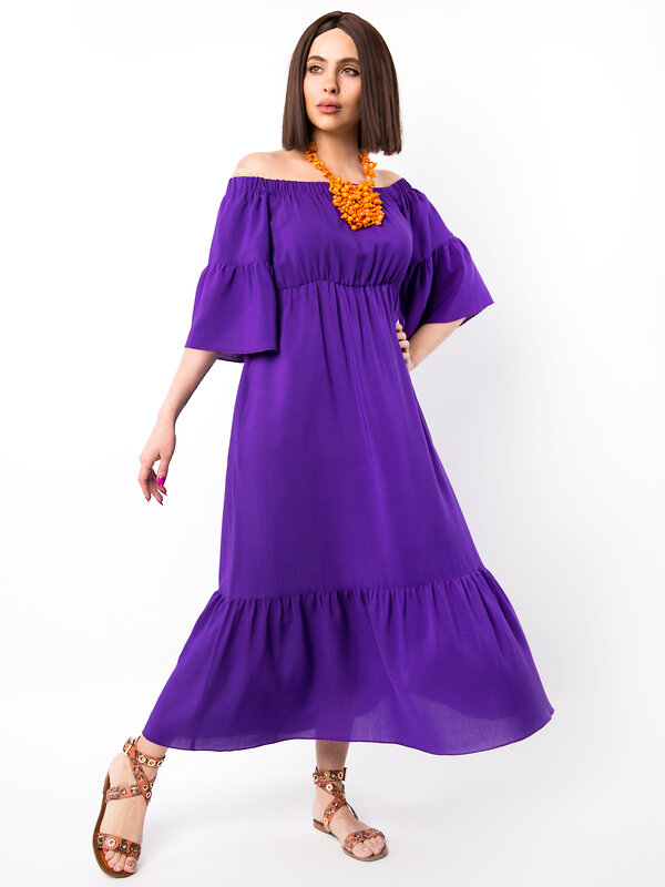 VEREZO Платье 101209 HS-2068 Фиолетовый