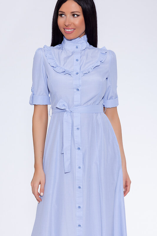 Emansipe Платье-рубашка 16515 442.31.0225 Белый/голубая полоска