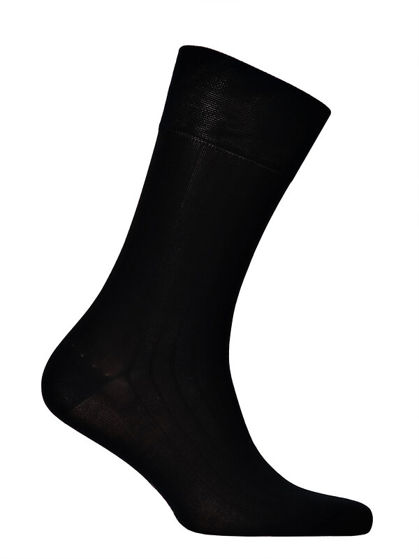OPIUM Мужские носки 156363 Premium "в рубчик" Чёрный