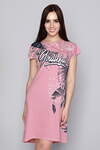 MARGO Платье 172059 Платье Монстеры розовый