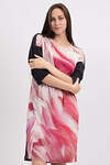 MARGO Платье 172232 Туника Боа темно-серый/розовый