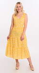 RISE Платье 174484 5944/07 Желтый, белый