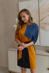 Emansipe Платье 199442 98001353255 Синий/оранжевый