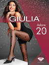 Giulia Колготки 207513 ADORE 10 nero/silver