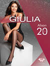 Giulia Колготки 207517 ALISON 07 nero/silver