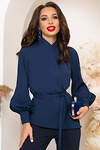 LT Collection Блуза 259330 Б4186 тёмно-синий