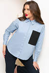 LT Collection Рубашка 259860 Б4227 голубой