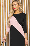 LT Collection Платье 265760 П4658 чёрный, розовый