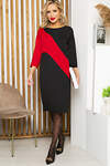 LT Collection Платье 265761 П4659 чёрный, красный