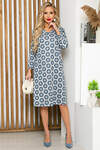 LT Collection Платье 265767 П4711 серый, синий