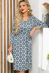 LT Collection Платье 265767 П4711 серый, синий