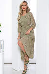 LT Collection Платье 284573 П5454 оливковый