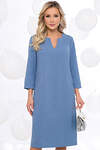 LT Collection Платье 288816 П5411 джинсовый синий