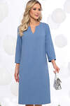 LT Collection Платье 288816 П5411 джинсовый синий