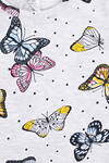 CROCKID Фуфайка 294116 К 301024 св.серый меланж, бабочки