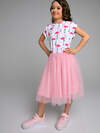 PLAYTODAY Платье 296158 12321466 белый,светло-розовый