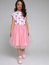 PLAYTODAY Платье 296158 12321466 белый,светло-розовый