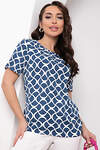 LT Collection Блуза 296851 Б5761 синий