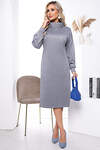 LT Collection Платье 323712 П7599 серо-голубой