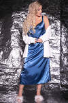 LT Collection Платье 327551 П7630 джинсовый
