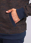 CLEVER Куртка 335903 432251/09ан т.синий/т.коричневый
