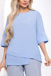 LT Collection Блуза 347372 Б8084 голубой