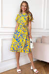 Open-style Платье 389673 5768 желтый/синий