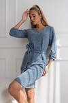 Open-style Платье 389973 5901 синий/джинс