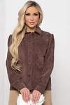 LT Collection Рубашка 394383 Б8377 коричневый