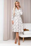 Open-style Платье 395646 6114 белый/серый