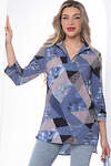 LT Collection Рубашка 397340 П8668 синий