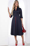 LT Collection Платье 402900 П8819 синий с красными элементами
