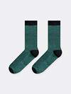 MARK FORMELLE Мужские носки 404851 031K-2509 черный /т.зеленый