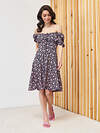 JETTY Платье 405526 300/темно-синий Темно-синий, розовый