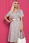 LT Collection Платье 406338 П8942 хаки, розовый