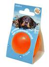Зооник Игрушка "Мяч плавающий" малый , 5,6 см, пластикат, оранжевый 408140 164118-11 