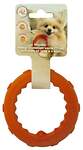 Зооник Игрушка "Кольцо плавающее" малое , 11 см, пластикат, оранжевая 408174 164160-11 